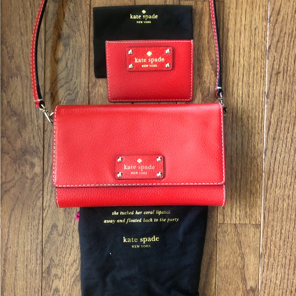 Kate Spade shoulder bag and matching wallet